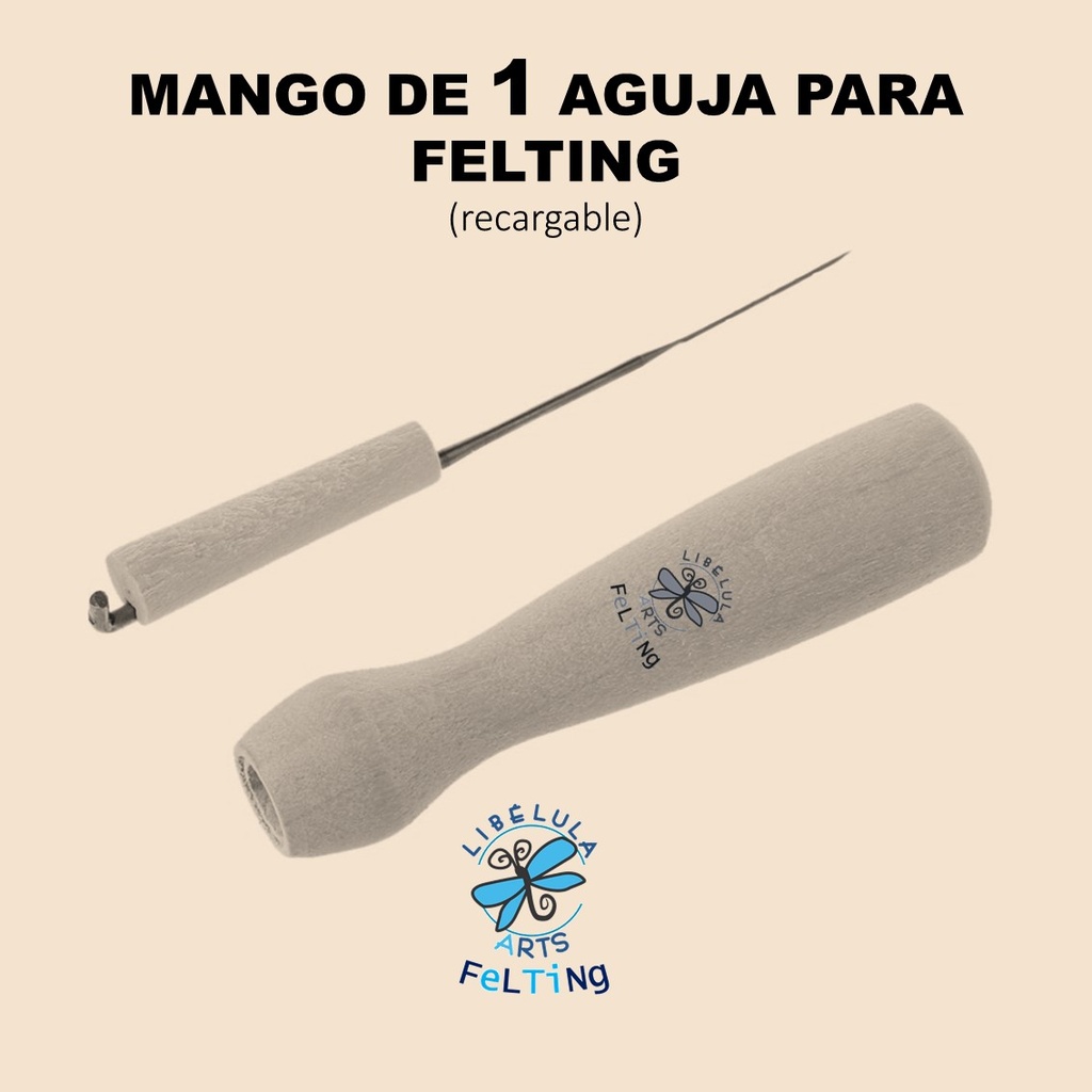 Mango de 1 aguja para felting